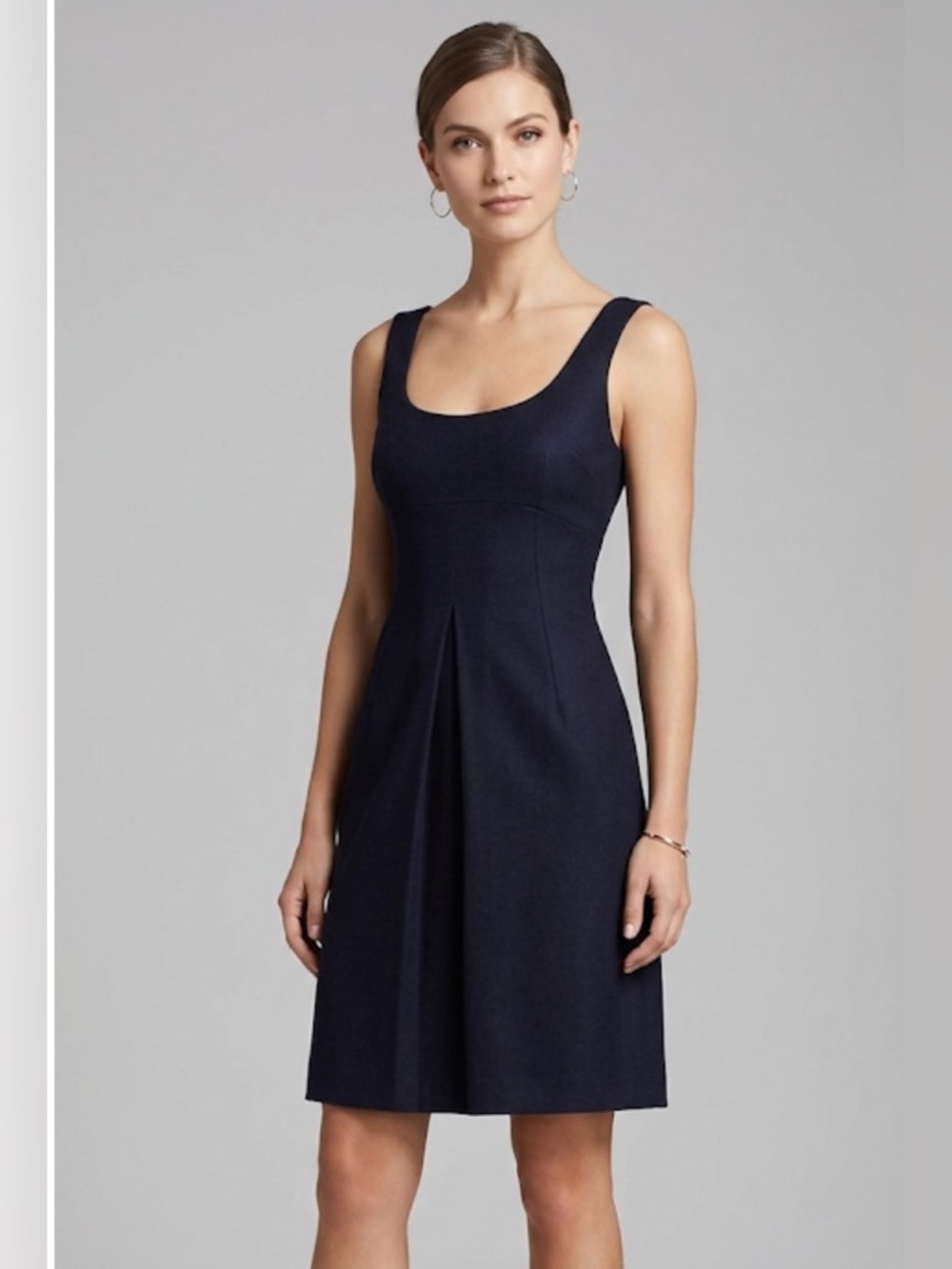 Theory Navy‎ Wool  Mini Dress